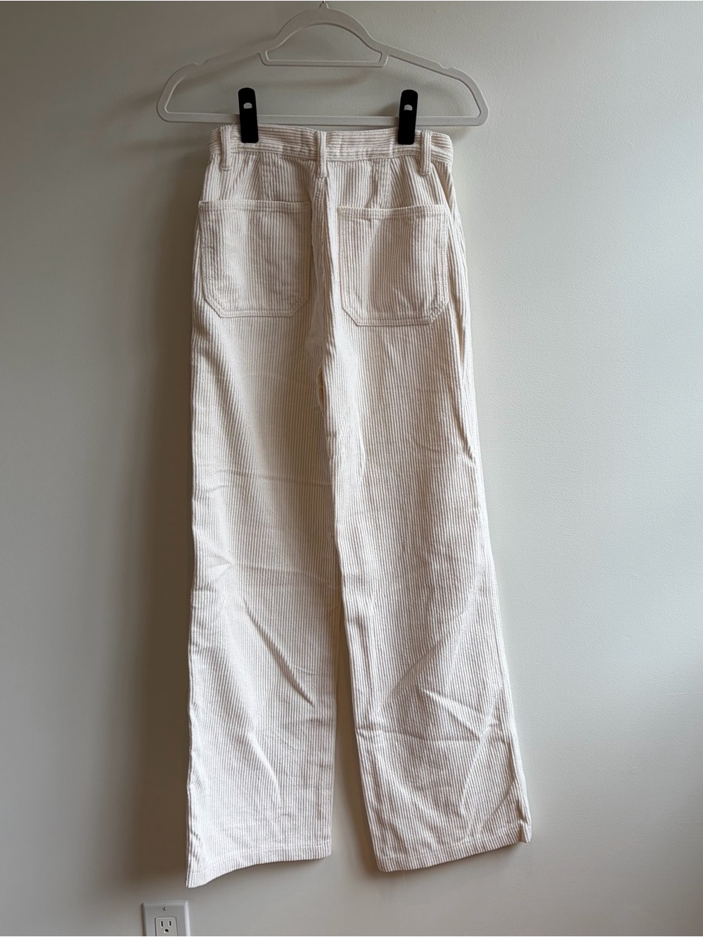 Reformation Cream Wide Leg Corduroy Pants - Picture 4 of 5